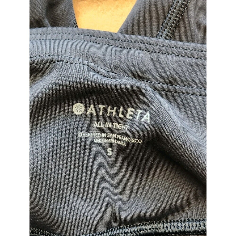 Athleta Women's Small Leggings Black Bundle Lot 2 Pcs - Picture 5 of 13